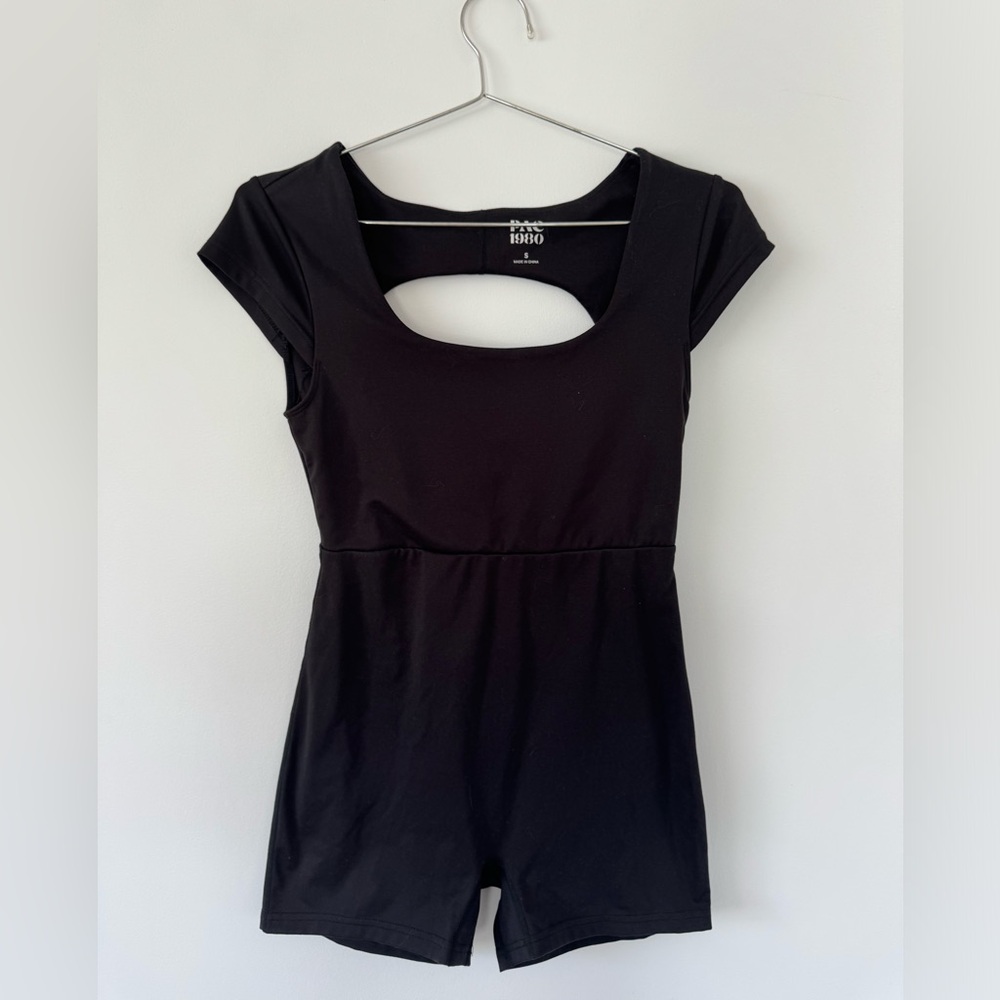 PacSun Black Onsie Cutout back